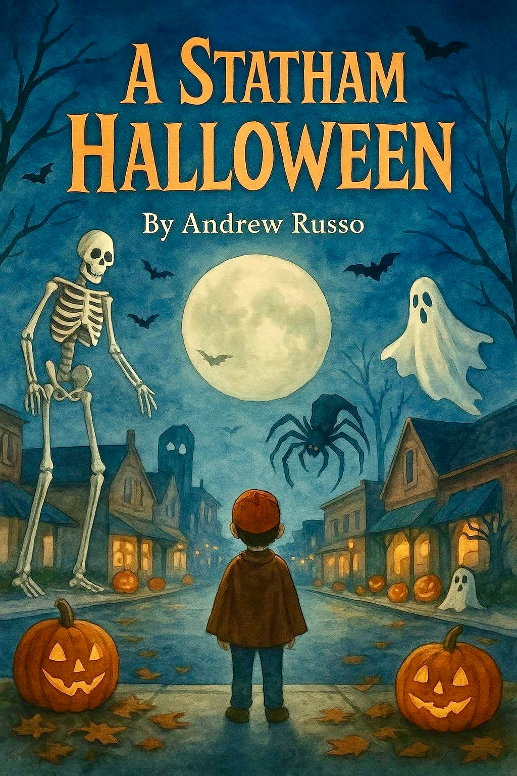 “A Statham Halloween" Book by Andrew Russo/Sticker Bundle