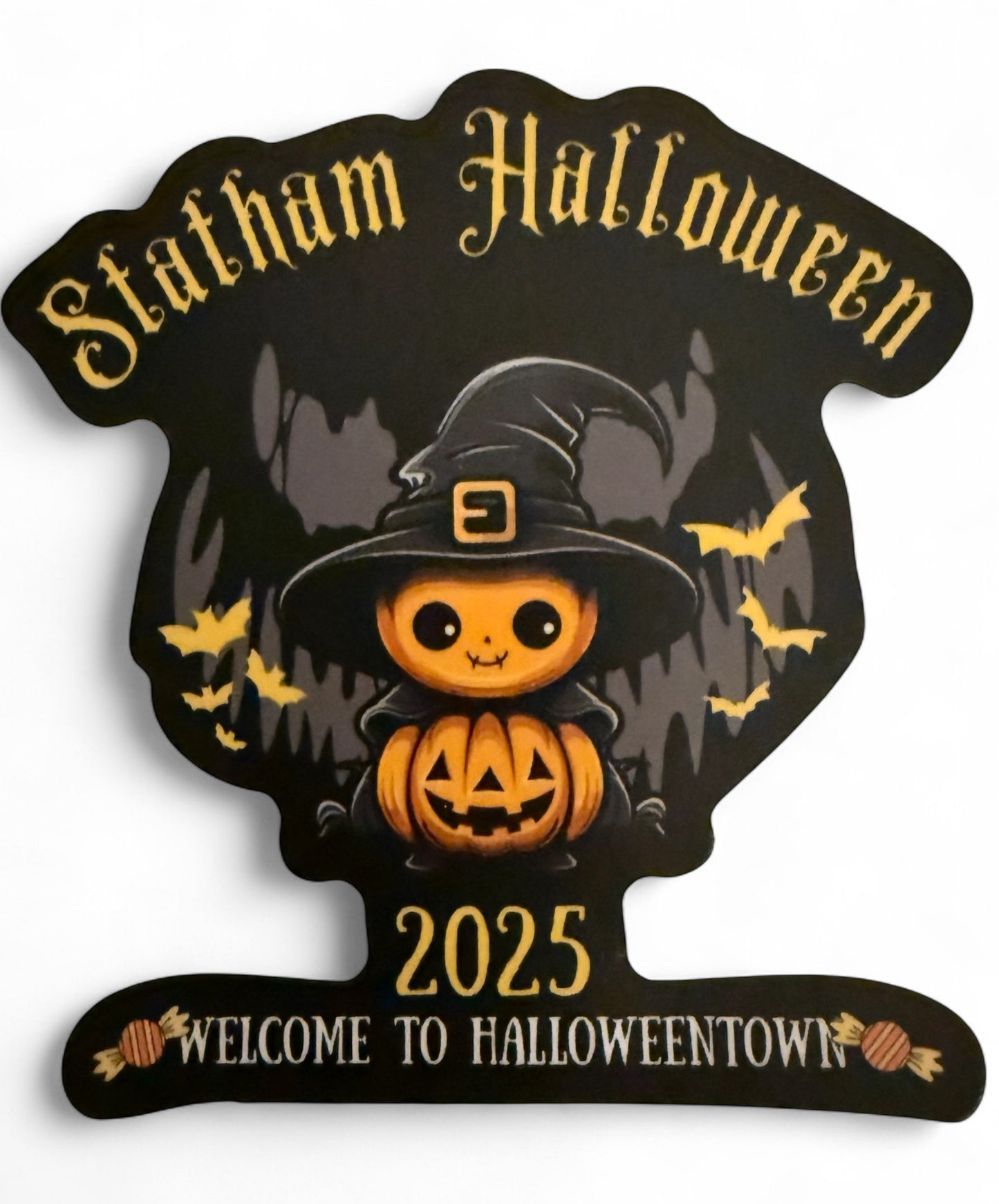 Statham Halloween 2025 Sticker