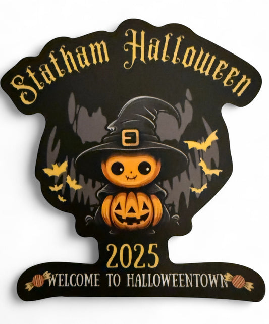 Statham Halloween 2025 Sticker