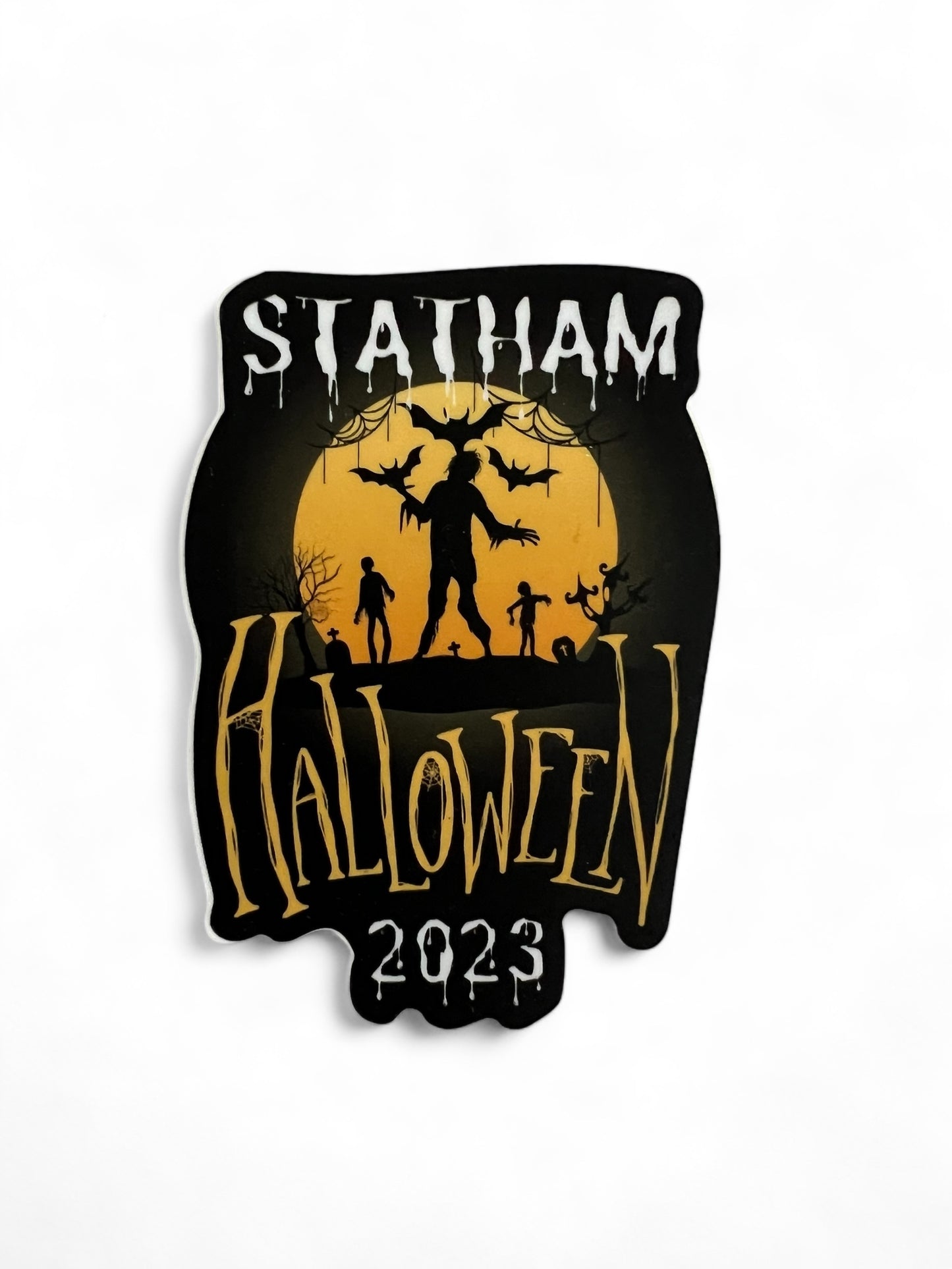 Statham Halloween 2023 Sticker