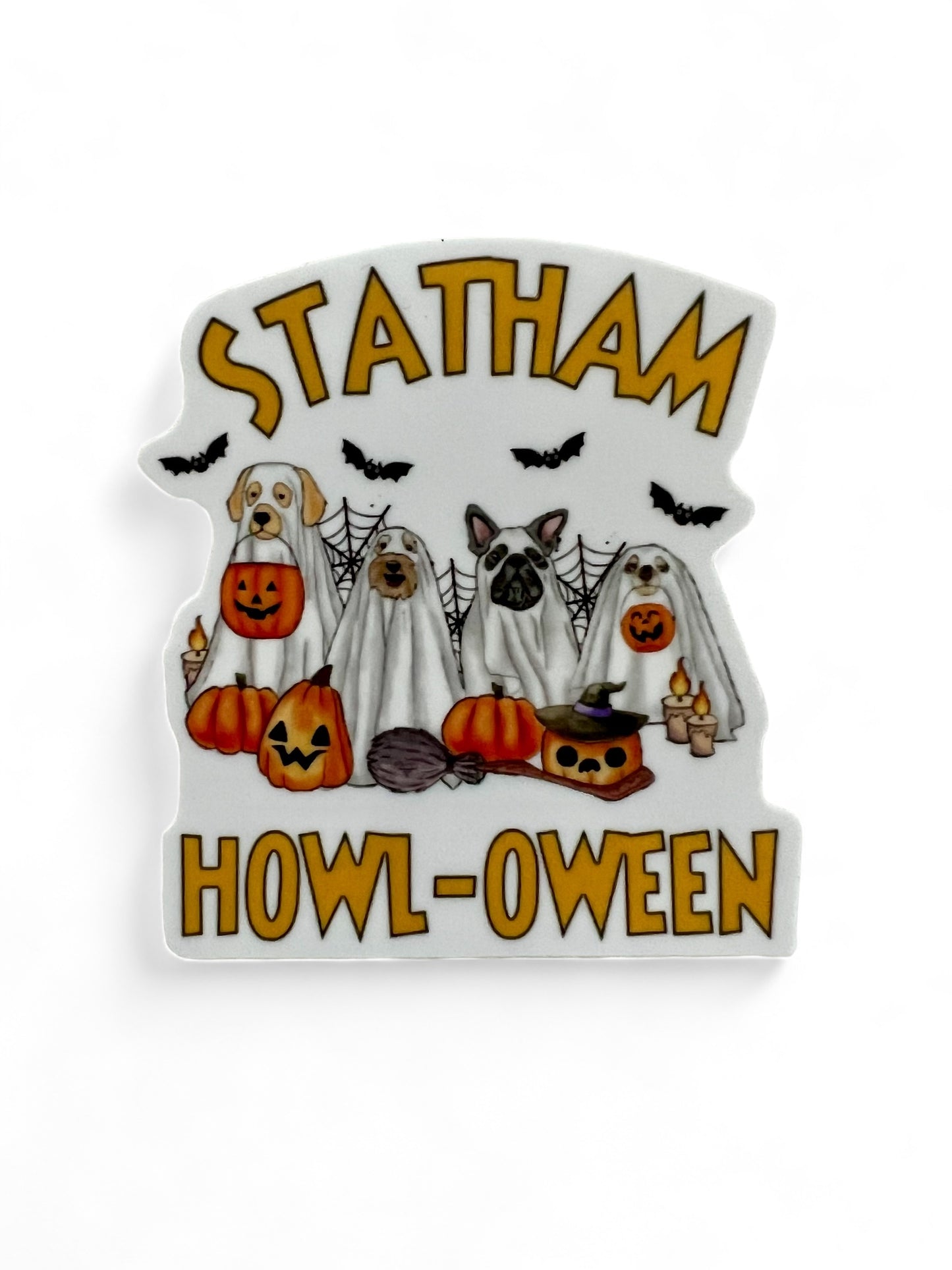 Statham Howl-oween Sticker